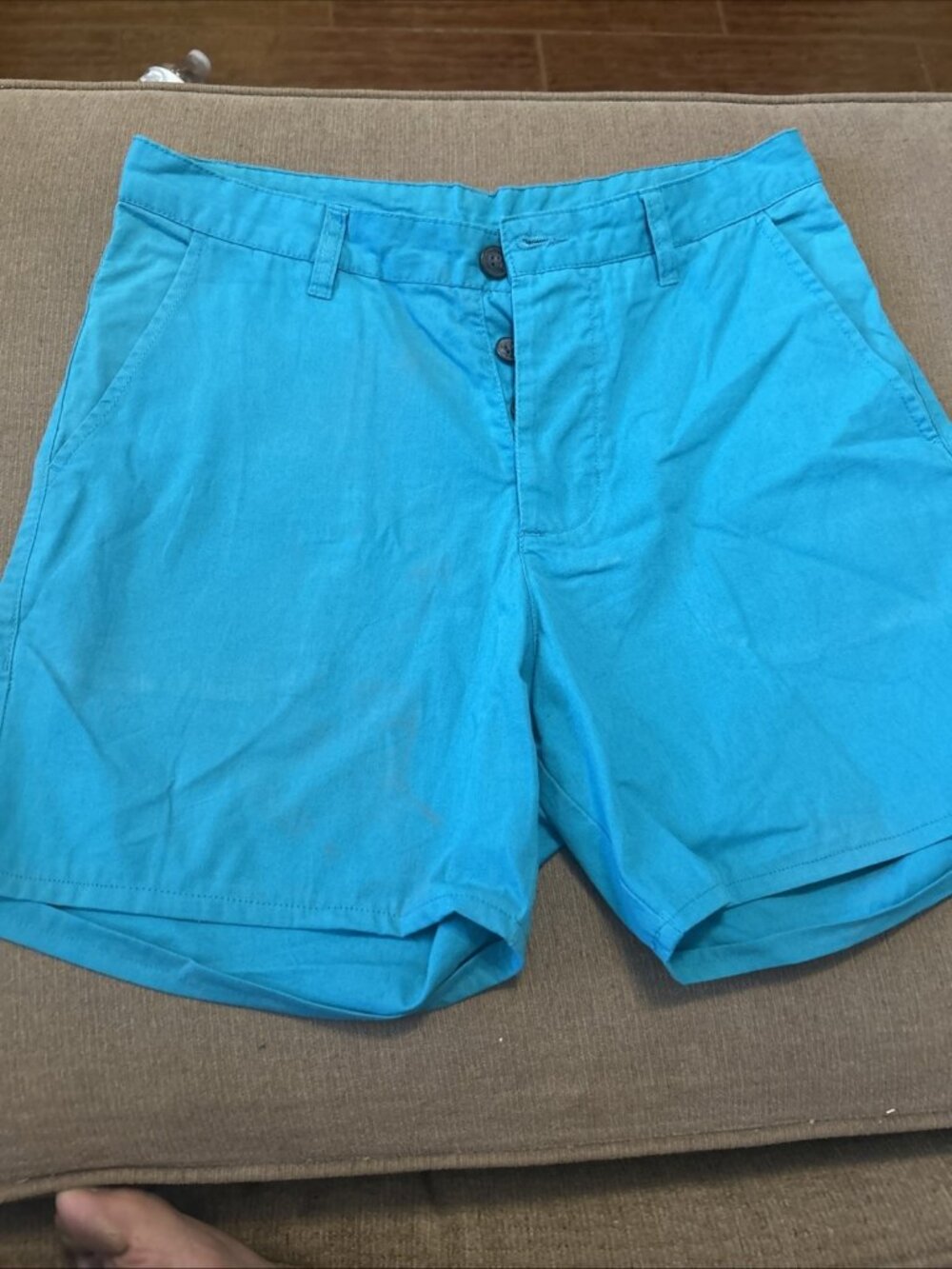 DIVIDED by H&M Mid-Length Button Fly Shorts Cuffed Size 28 Long Pockets